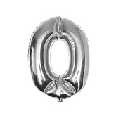 GLOBO METALICO 32" PLATEADO #0